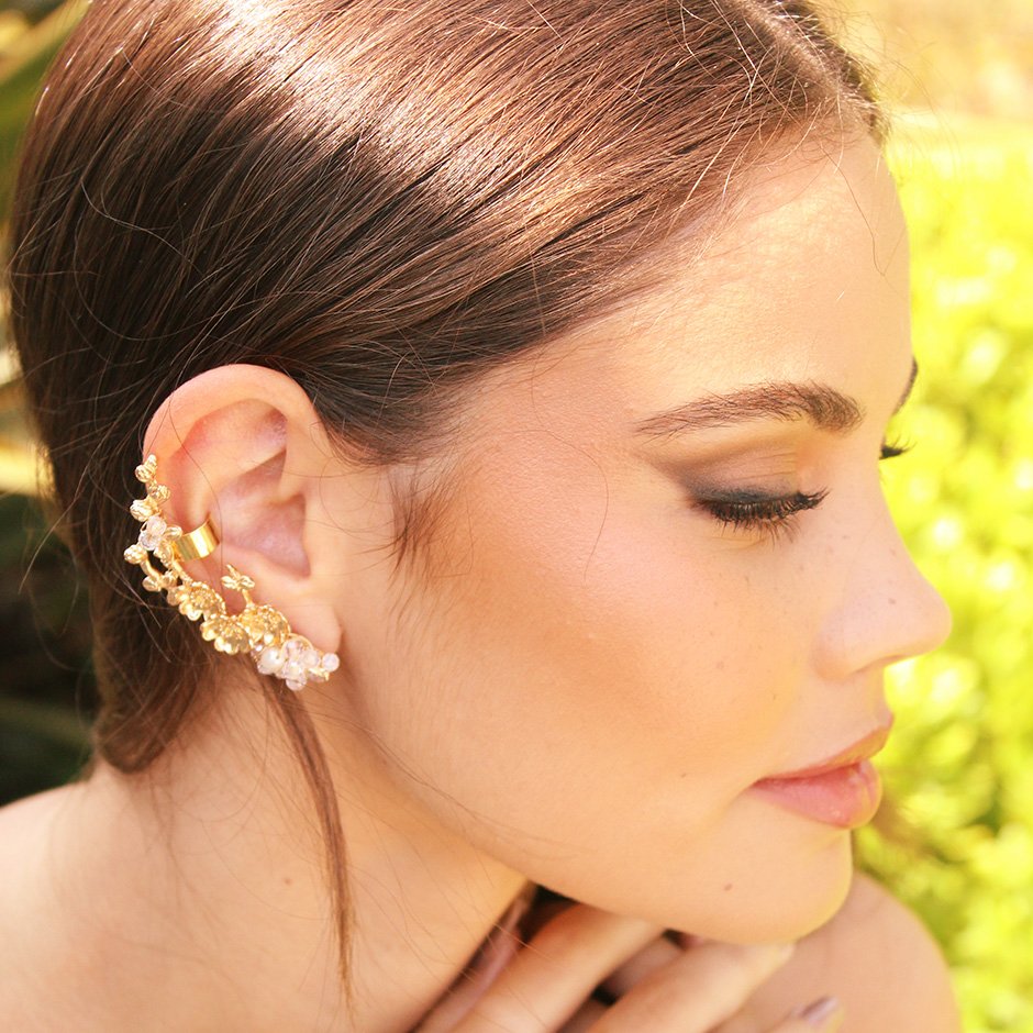 Brincos assimétricos (ear cuf) Julieta - Image 2