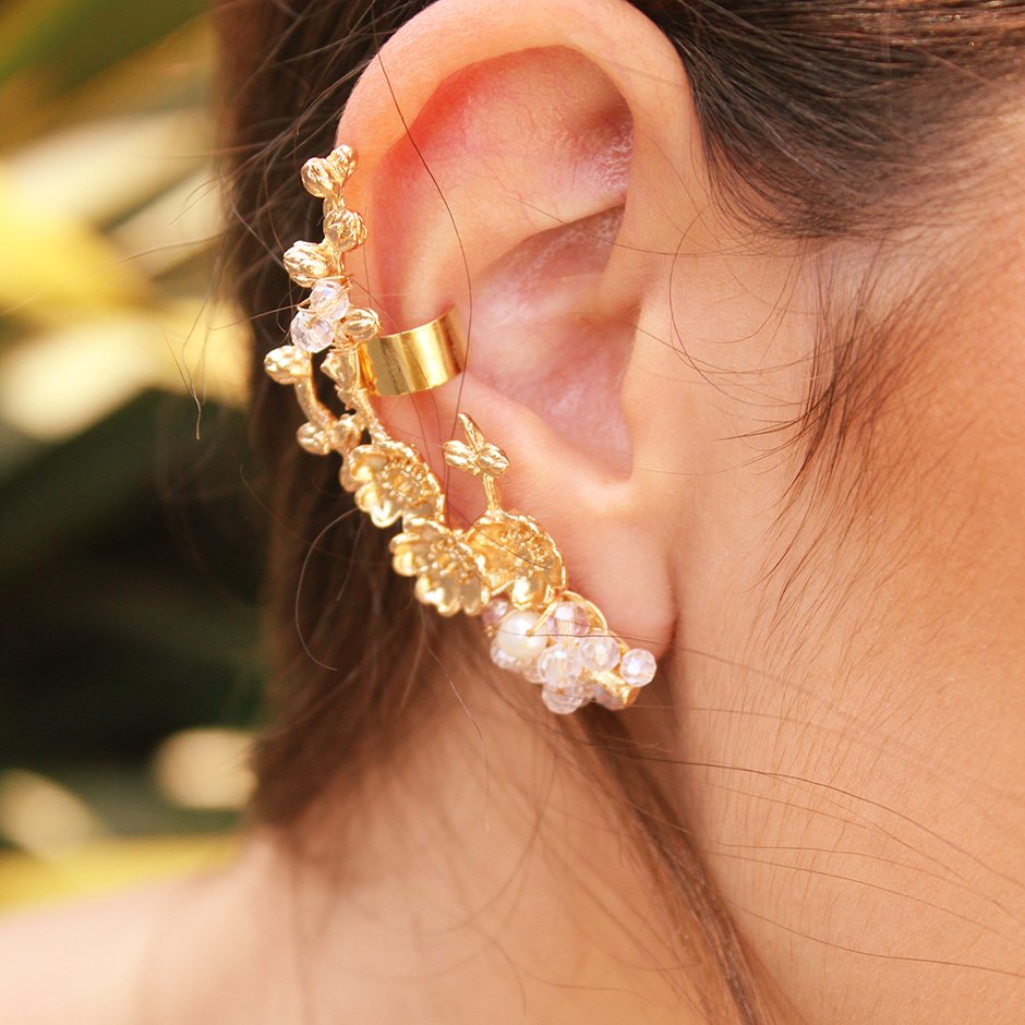 Brincos assimétricos (ear cuf) Julieta - Image 8